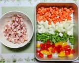 ワンプレート洋風お節に!ケークサレピンチョス作り方1写真
