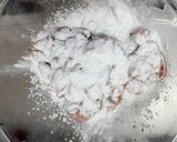 豚こまのり塩揚げ焼き作り方1写真