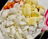 バーモンドカレー #うるちゅるひよこ風作り方1写真