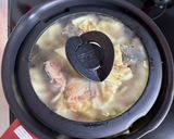 キャベツと鯖缶のオイスター蒸し作り方3写真