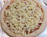 アボカドトマトベーコンマルゲリータピザ風作り方6写真