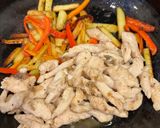 鶏むね肉チンジャオロース風オイスター炒め作り方7写真