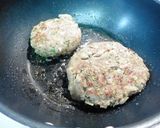 セロリたっぷり味噌ハンバーグ作り方4写真