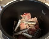 圧力鍋で小〜中型魚とじゃがいもの甘露煮作り方3写真