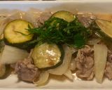 ズッキーニと豚肉の梅肉レンジ蒸し作り方6写真
