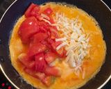 トマト✖️チーズ相性抜群！トマトチーズオムレツ作り方6写真