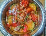 【ズッキーニと挽き肉】🇱🇧中東レバノンのトマト煮🍅作り方7写真