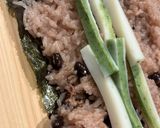赤飯入り！かまぼこ伊達巻の恵方巻き作り方3写真