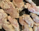 鶏胸肉のマヨポンかいわれ。作り方2写真