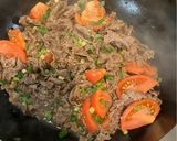 牛肉とトマトの黒酢炒め作り方6写真