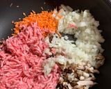 ミートボール入りミートソースパスタ作り方1写真