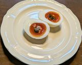 味付け玉子　発芽玄米塩麹漬け＋青唐辛子作り方8写真