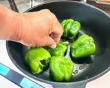 丸ごと豪快！くたくたピーマンのにんにく旨辛煮浸し作り方2写真
