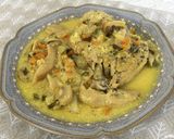 ホラケ・モルグ・バ・ガルチ 鶏肉🍄煮込み作り方10写真