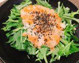水菜の海鮮サラダ作り方4写真