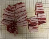 簡単　懐かしい味　厚揚げと豚バラ肉の煮込み作り方1写真