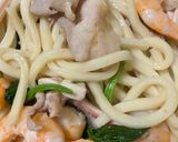 簡単　海鮮うどん作り方19写真