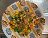 レンジ簡単ミラノ風ドリア味オムライス弁当作り方4写真