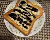 パンにバナナ&チョコレートシロップ美味♬作り方9写真
