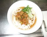 鶏ひき肉・肉みそうどん♪簡単つゆだし作り方8写真