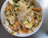 お一人様野菜たっぷり梅ウスター味炒飯作り方21写真