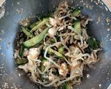 もやしと豆腐♡塩昆布おかかサラダ作り方5写真