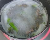 豚モツ丼とろろ昆布をのせて作り方3写真