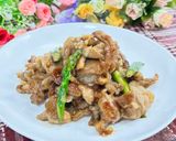 アスパラと豚肉の甘辛炒め🍚作り方6写真