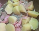 簡単★昼食!ポテトとベーコンの大蒜炒め作り方4写真