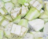 なすを大量消費！冷製豆乳ポタージュスープ作り方4写真