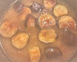 揚げ焼き茄子と茗荷の味噌汁作り方7写真