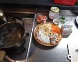 スーパーの値引商品でつくるサーモンスープ作り方2写真