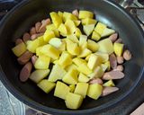 夏飯に♡ウインナーカレージャーマンポテト作り方6写真