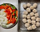 ◎肉団子のケチャップ甘酢あん◎作り方1写真