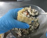 〈動脈硬化の方に〉豆腐ときのこの巾着焼き作り方6写真