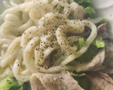 旨塩レモン麺みょうが☆肉うどん☆家族絶賛作り方2写真