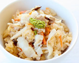 【豚キノコの炊き込みご飯（柚子胡椒）】作り方5写真