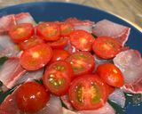 おつまみやおもてなしに！トマトのカルパッチョ作り方3写真
