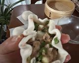 米粉で簡単　肉まんピザまん作り方4写真