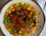 全てレンジオイデミソース味オムライス弁当作り方5写真