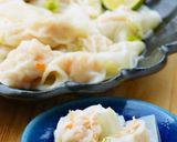 餃子の皮で♪海老と鶏ひき肉のつるんと水餃子作り方7写真