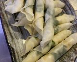 居酒屋メニュー「大葉のチーズ巻き」作り方3写真