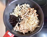 ヘルシー♬きのこたっぷりささみとひじき煮作り方4写真