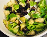 なすピーマンとバラ肉味噌炒め作り方4写真