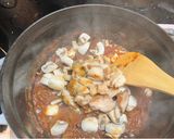チキンとマッシュルームのスパイスカレー作り方6写真