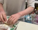 サーモンフライ　グルテンフリー　卵フリー作り方3写真