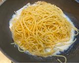 たらこ、牛乳パスタ作り方3写真