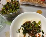 大根葉と乾えびと天かすの炒め物作り方5写真