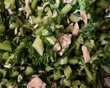 部活飯　大根の葉のおにぎり作り方4写真