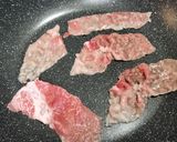 簡単豪華！牛肉の焼きシャブごちそうサラダ作り方2写真